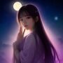 夜晚书房中男性用笔记本电脑深夜观影，屏幕蓝光映照面部，体现伊人影视网在线深夜观影体验
